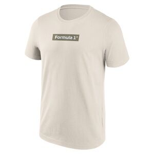 Formula 1 Explorer Graphic T-Shirt Men’s Size XL Cream Color,MSRP $30